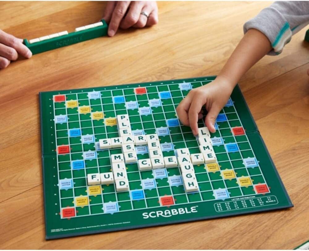 Original Board Mattel – Scrabble Toys - Family Trusty - Game