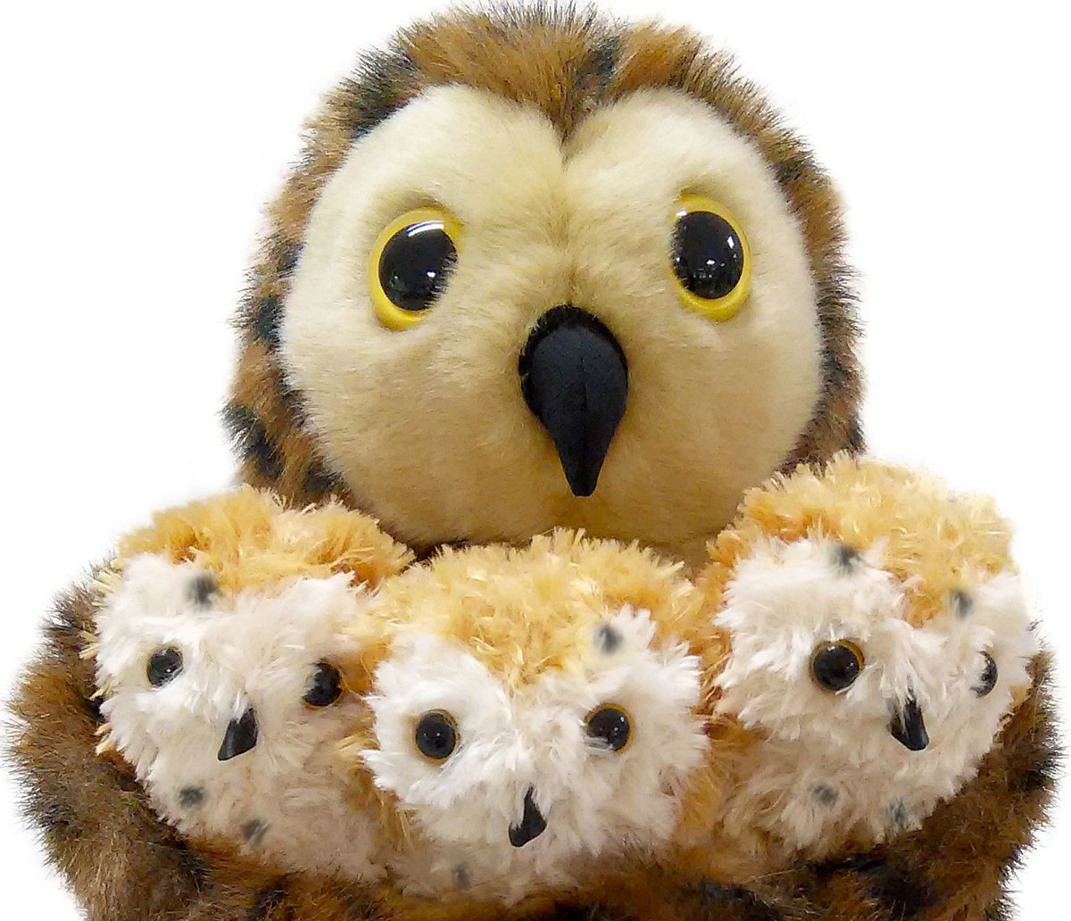 The Puppet Company - Hide-Away Puppets - Tawny Owl and 3