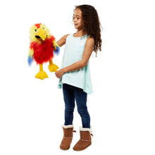 Load image into Gallery viewer, The Puppet Company - Large Birds - Scarlet Macaw Hand Puppet