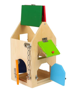 Legler Small Foot House of Locks & Latches - Preschool Learning Toy