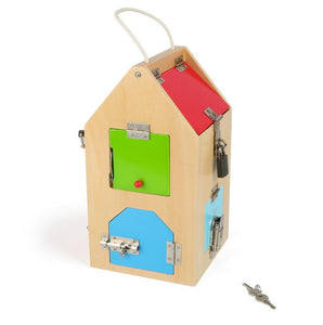 Legler Small Foot House of Locks & Latches - Preschool Learning Toy