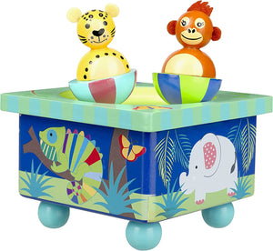 Orange Tree Toys Jungle Animals Music Box