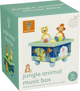 Orange Tree Toys Jungle Animals Music Box