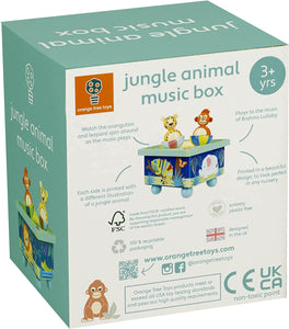 Orange Tree Toys Jungle Animals Music Box